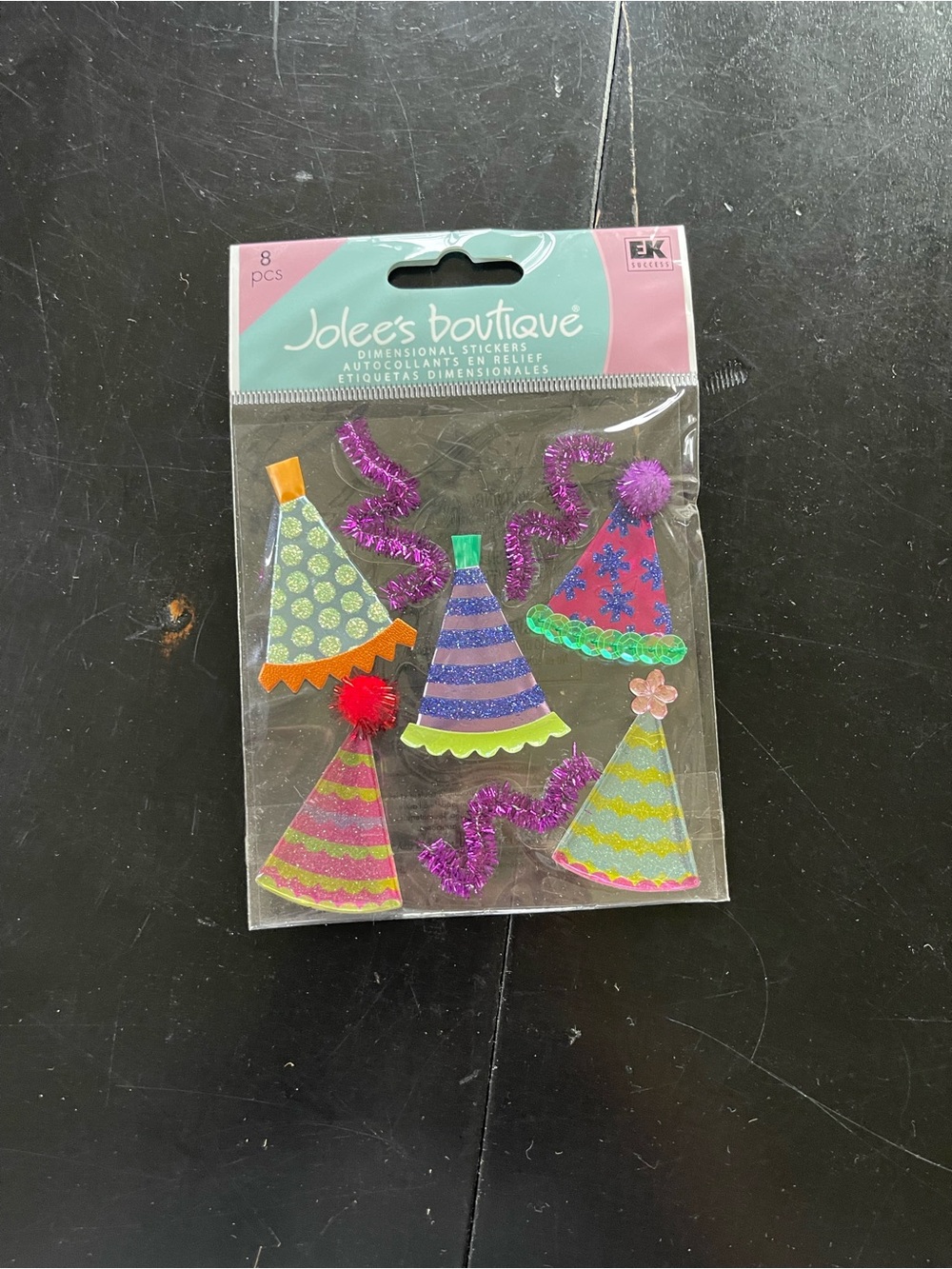 Jolee's Boutique 3D Party Hat Stickers
